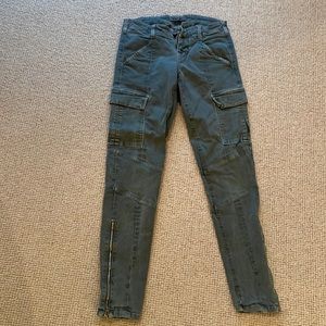 J Brand women’s size 24 green cargo pants